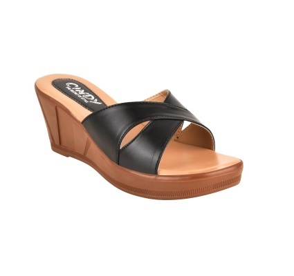 Criss Cross Platform Wedges