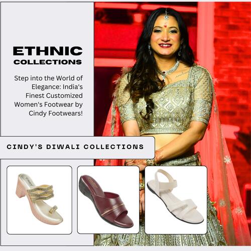 amazing diwali shoe fashion collections by Cindy Footwears 