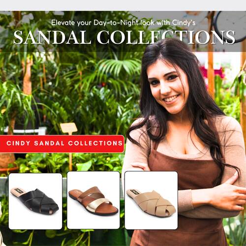 How do you elevate your daily look with Cindy’s sandal collections?
