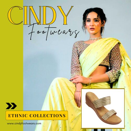 cindy footwear ethnic collections