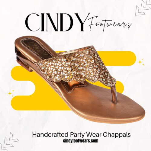 Handcrafted Party Wear Trendy Slippers