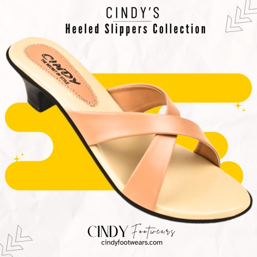 heeled slipper collections by Cindy Footwears