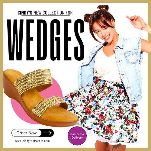Cindy footwear wedge sandal collections
