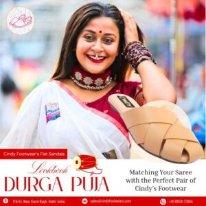 Durga Puja ethnic sandal collections Cindy