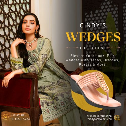 buy wedges sandal by Cindy footwear