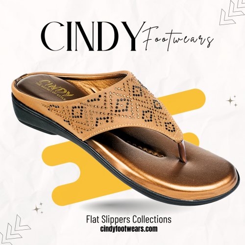 buy flat sandal collections by cindy footwear