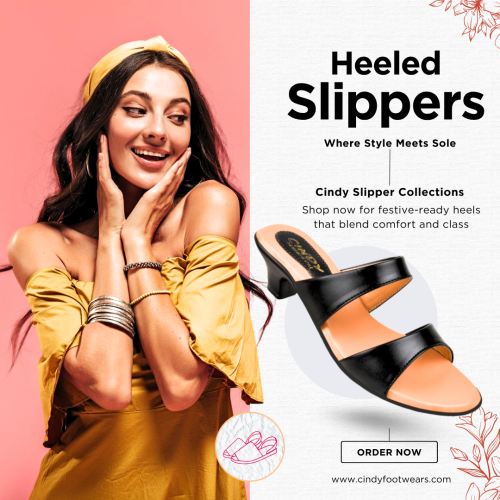 buy women slipper collections from Cindy footwears