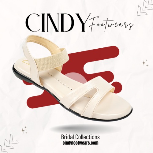 Comfy Flat Women Sandals Cindy Footwear White