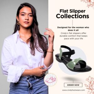 cindy footwear flat women slipper collection