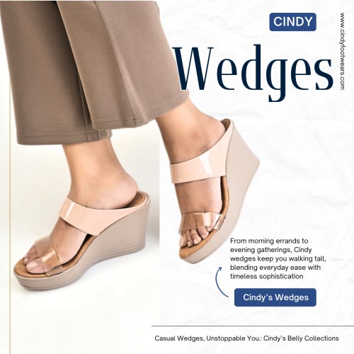 Cindy Footwears, a top women's footwear brand and one of the leading women's wedge wholesalers in India.