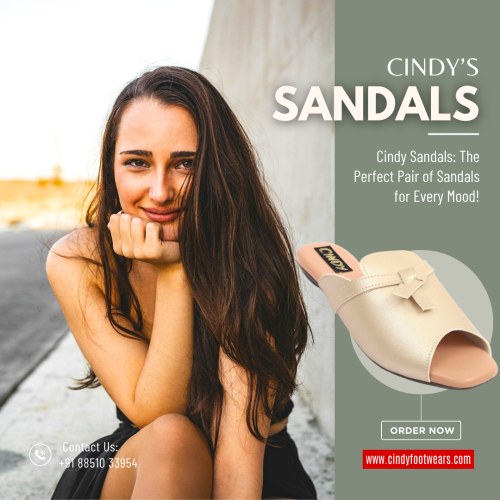 Buy Indian women summer special sandal collections Cindy Footwear