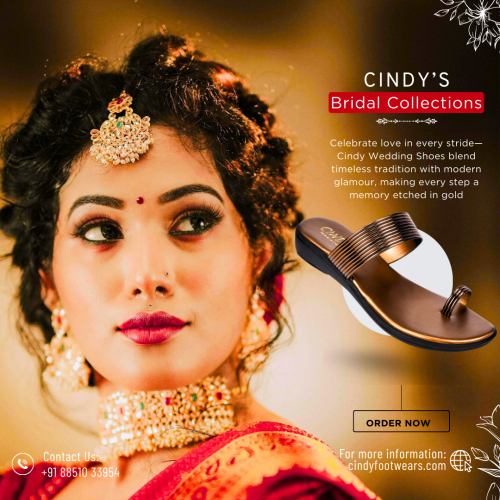 Fancy Wedding Chappal collections by Cindy Footwear