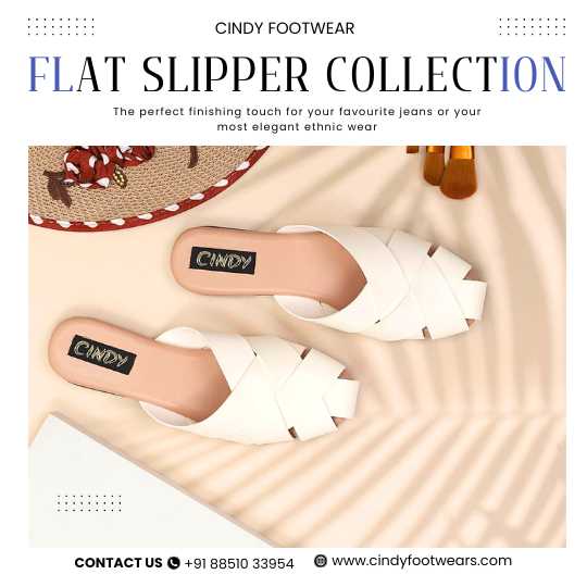 Summer Special Flat Slippers for Women Cindy Footwear