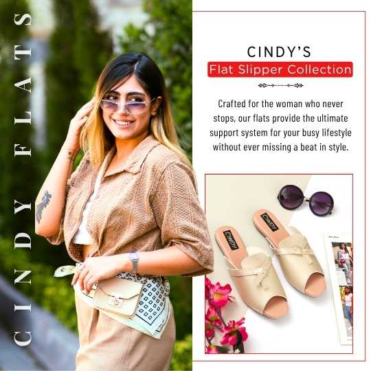 Summer Special Flat Slippers for Women Cindy Footwear