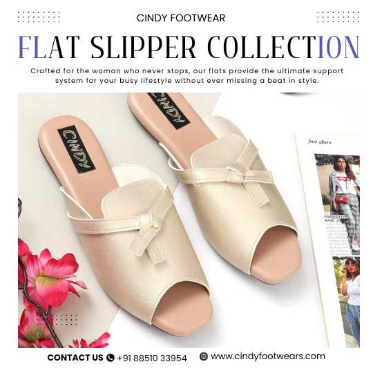 Summer Special Flat Slippers for Women Cindy Footwear