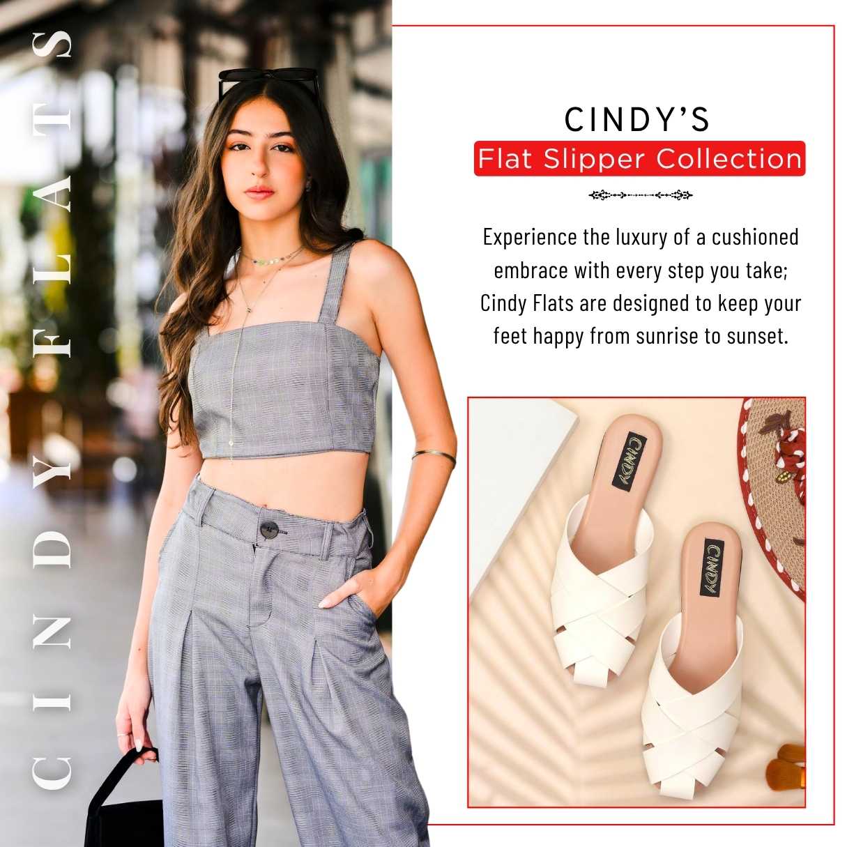 Summer Special Flat Slippers for Women Cindy Footwear