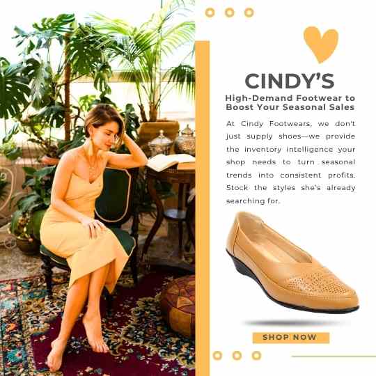 Cindy Footwear top women's shoe wholesalers in India