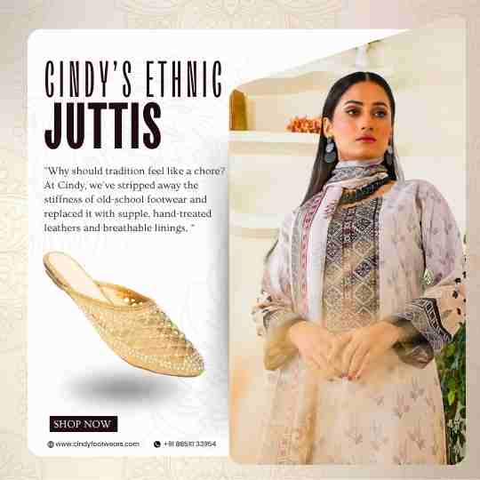 Ethnic Trendy Juttis Collection Cindy Footwear