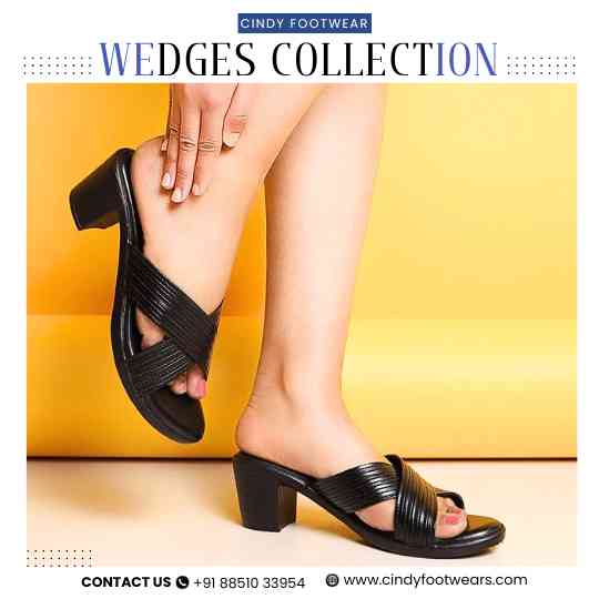 comfortable wedges for women by Cindy Footwear