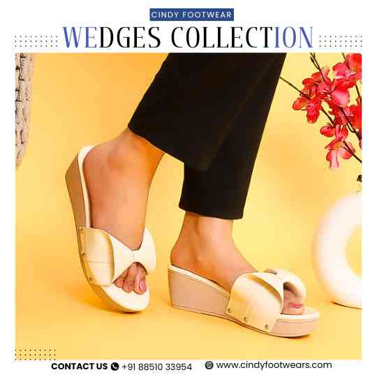 comfortable wedges for women by Cindy Footwear