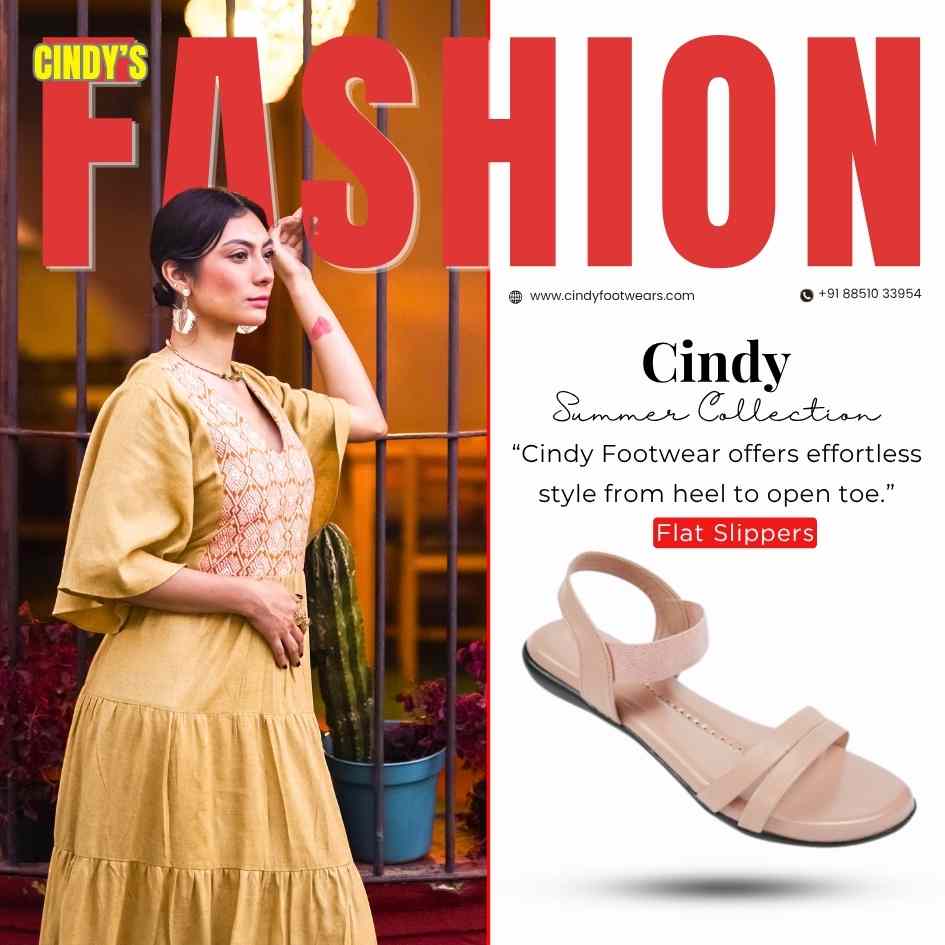 Open Toe Flats Sandals and fashion Influencers in India