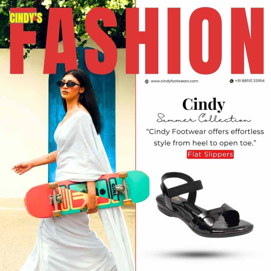 Open Toe Flats Sandals and fashion Influencers in India