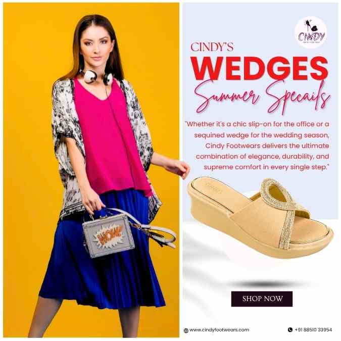 buy Wedges sandal online by Cindy Footwear