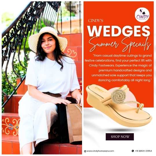 buy Wedges sandal online by Cindy Footwear