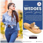 buy wedge sandal for women by Cindy Footwear