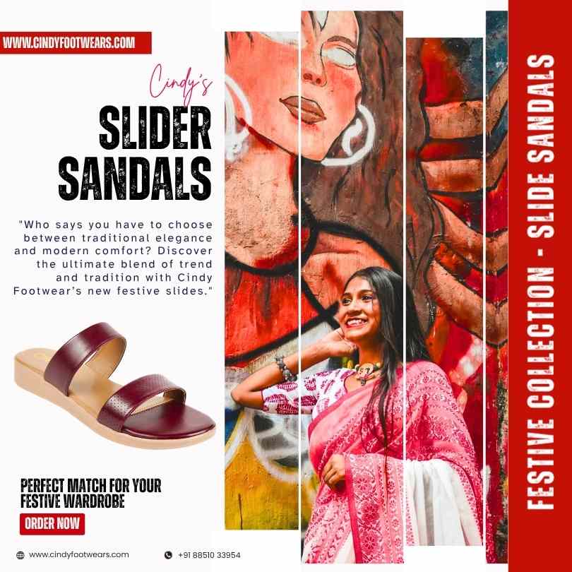 Durga Puja special collection Woman Sandal Cindy Footwear