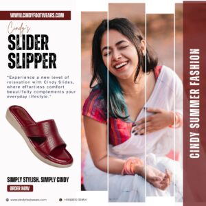 Slide Slipper for women by Cindy footwear
