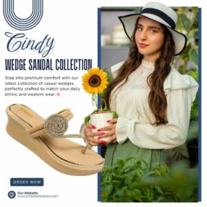 Buy wedges sandal for women Cindy Footwear