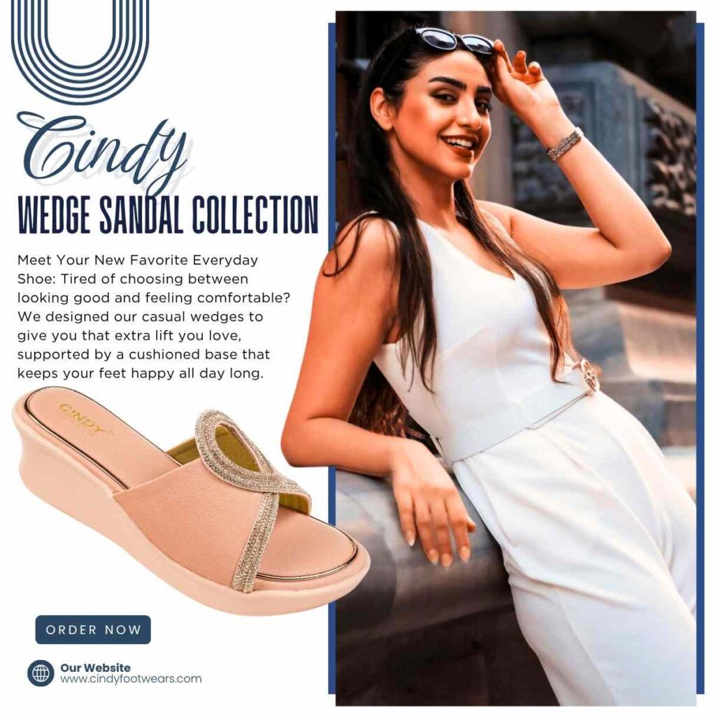 Buy wedges sandal for women Cindy Footwear