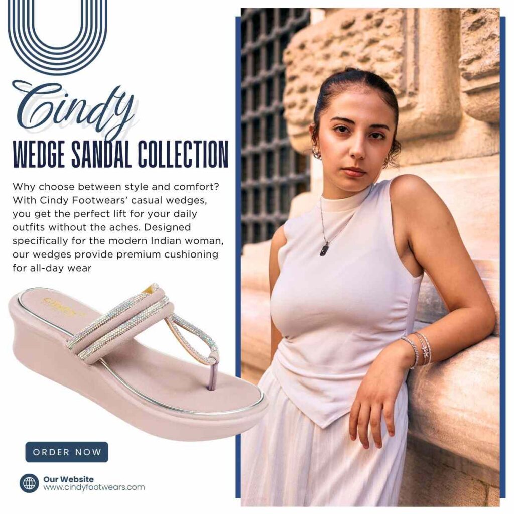 Buy wedges sandal for women Cindy Footwear