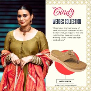 Buy Wedges sandal for woman by Cindy footwear