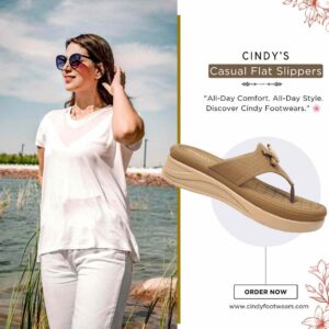 Casual Flat Slippers for woman by Cindy footwear